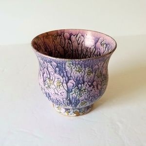 Purple Cup Candle Holder Home Accent Decor